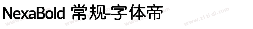 NexaBold 常规字体转换